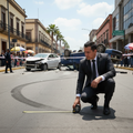 Perito en Hechos de Tránsito Terrestre en calle mexicana sin placa